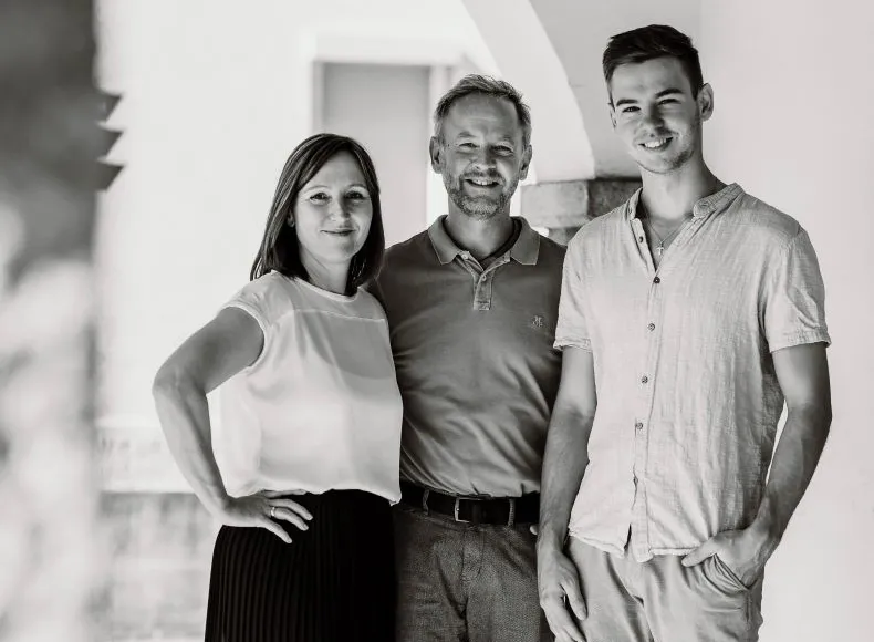 Eigentümerfamilie Voggenauer Schuhtechnik Beatrice, Dirk und Bastian Voggenauer seit 1997 in Prien