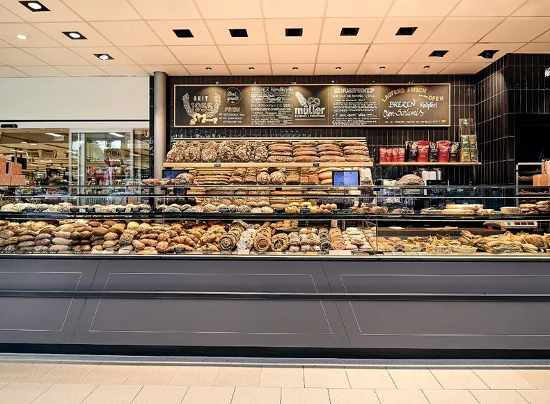 Bäckerei Müller im Rewe Supermarkt in Prien am Chiemsee